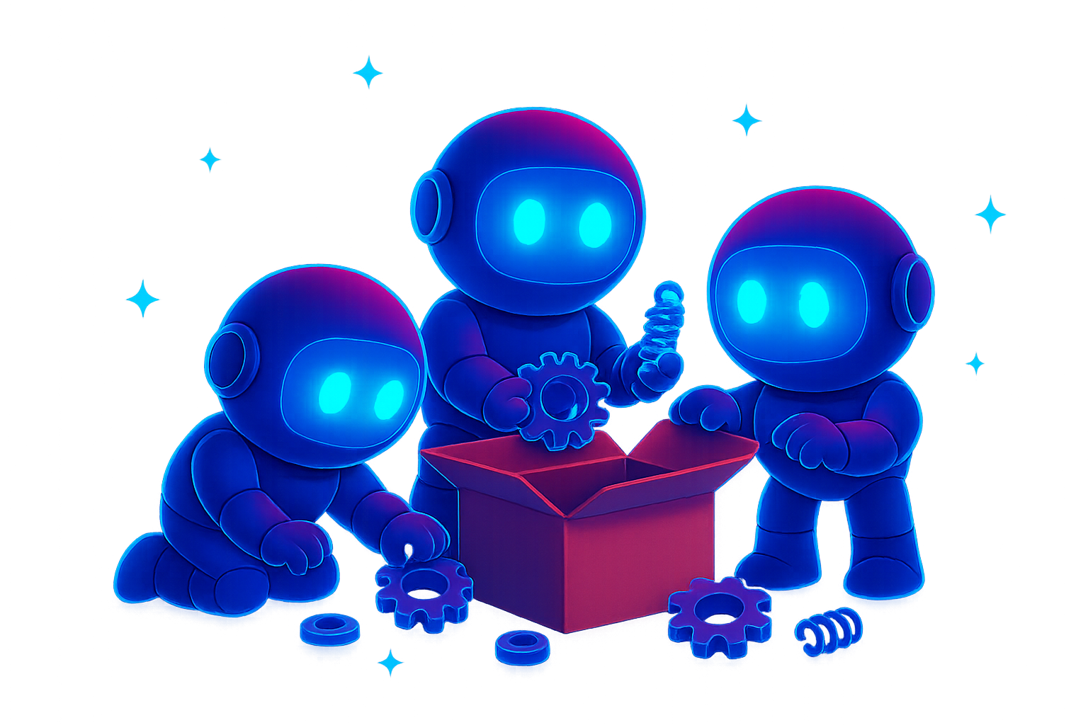 MAV bots constructing